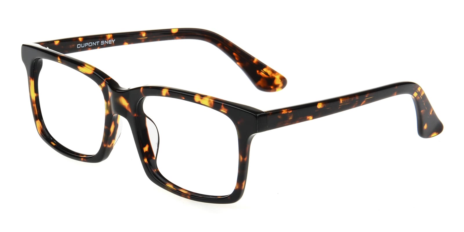 Carey Rectangle Tortoise Eyeglasses