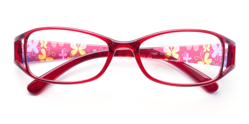 Tiffen Red Oval TR90 Eyeglasses