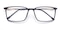 Rennes Black Rectangle TR90 Eyeglasses