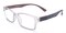Solana Gray Rectangle TR90 Eyeglasses
