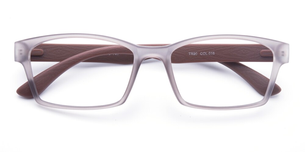 Solana Gray Rectangle TR90 Eyeglasses