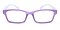 Solana Purple Rectangle TR90 Eyeglasses