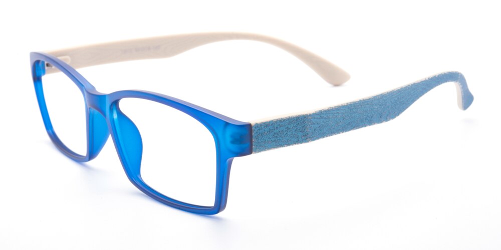 Solana Blue Rectangle TR90 Eyeglasses
