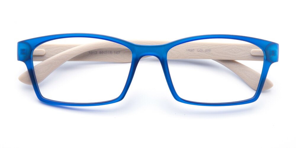 Solana Blue Rectangle TR90 Eyeglasses
