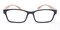 Solana Black Rectangle TR90 Eyeglasses