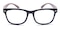 Hopkinsville Black Classic Wayframe TR90 Eyeglasses
