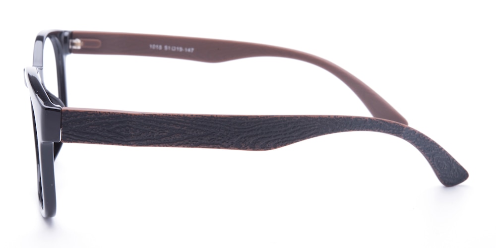 Houma Black Classic Wayframe TR90 Eyeglasses
