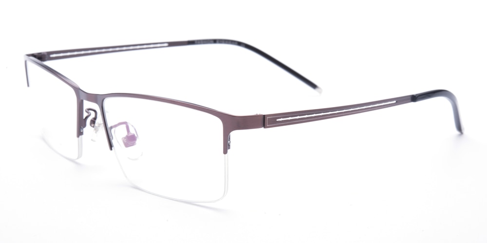 Bradley Brown Rectangle Metal Eyeglasses