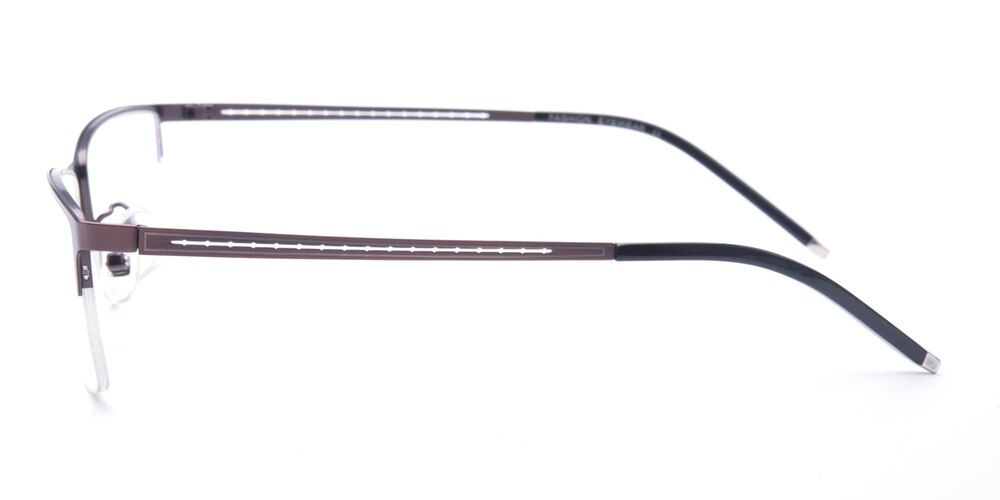 Bradley Brown Rectangle Metal Eyeglasses