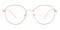 Janet Pink/Golden Round TR90 Eyeglasses