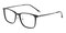 Mankato Black/Gunmetal Rectangle Ultem Eyeglasses