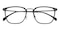 Camden Black/Gunmetal Square Ultem Eyeglasses