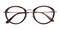 Alturas Brown Oval Acetate Eyeglasses