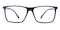 Bruno Black/Blue Classic Wayframe TR90 Eyeglasses