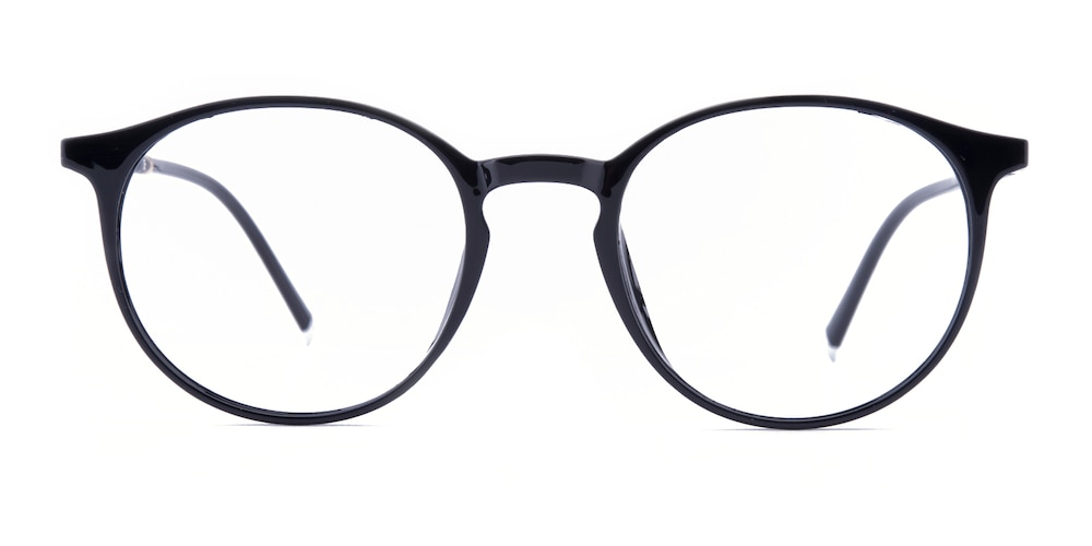 Mentor Black Round Ultem Eyeglasses