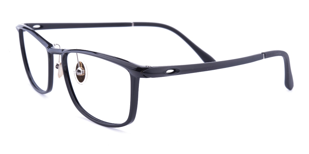 Middletown Black Rectangle Ultem Eyeglasses