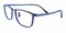 Middletown Blue Rectangle Ultem Eyeglasses