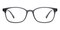 Akron Gray Oval Acetate Eyeglasses