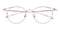 Jessica Pink Round Titanium Eyeglasses