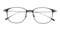 Raleigh Black Classic Wayframe Titanium Eyeglasses