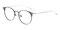 Waterville Gunmetal Classic Wayframe Titanium Eyeglasses