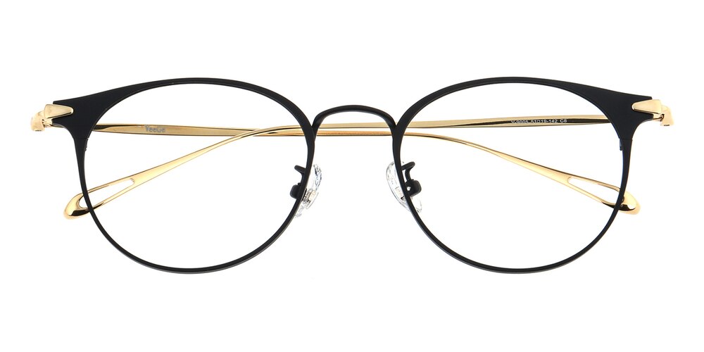 Waterville Black Classic Wayframe Titanium Eyeglasses