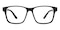 Ahern Black Square Acetate Eyeglasses