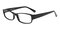 Sagittarius Black Rectangle Acetate Eyeglasses
