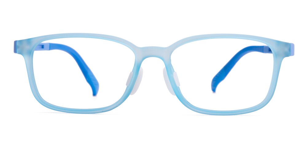 Adam Blue Rectangle Silica-gel Eyeglasses