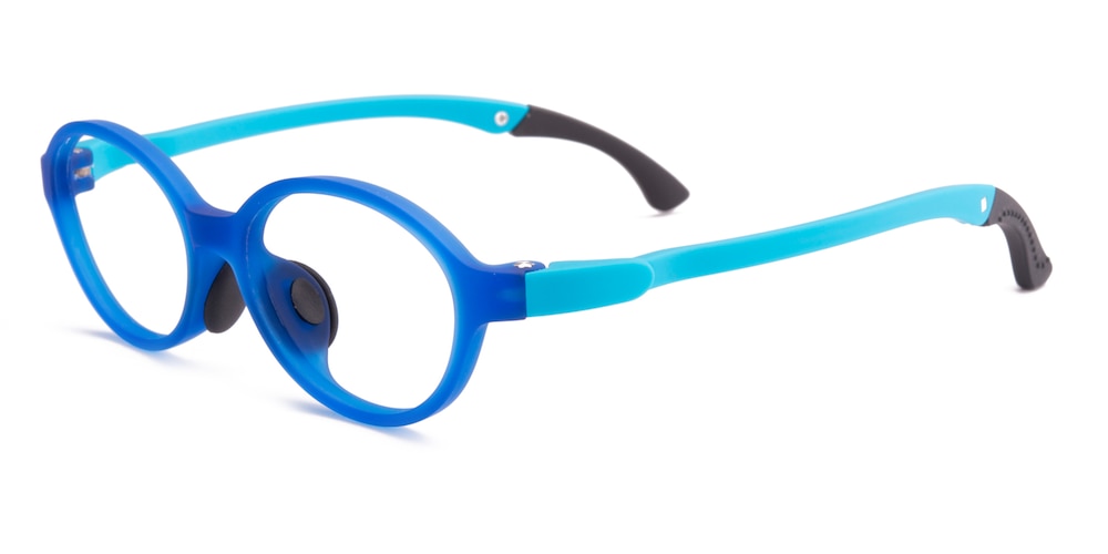 Buzz Blue Oval Silica-gel Eyeglasses