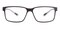 Phillipsburg Black/Crystal Rectangle TR90 Eyeglasses