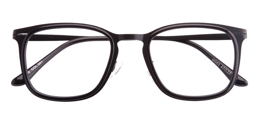 Allentown Black Classic Wayframe TR90 Eyeglasses