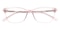 Elva Pink Rectangle Acetate Eyeglasses