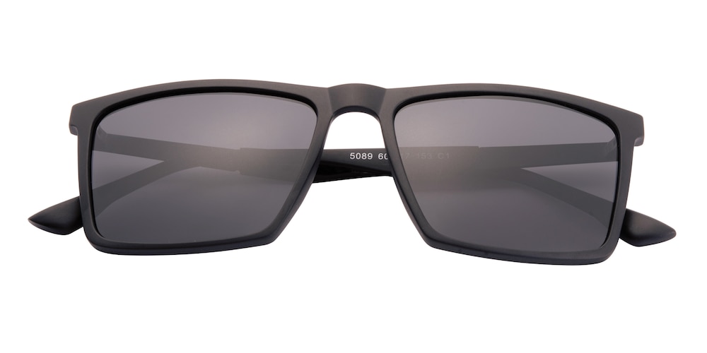 Dennis Black Square TR90 Sunglasses