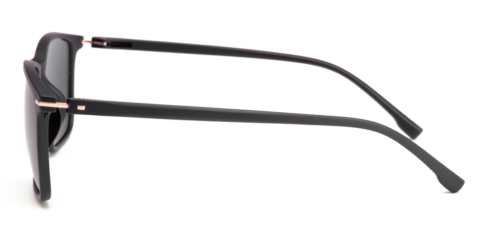 Fitch Black Classic Wayframe TR90 Sunglasses