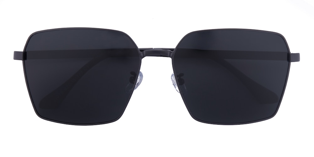 Dean Black Square Metal Sunglasses