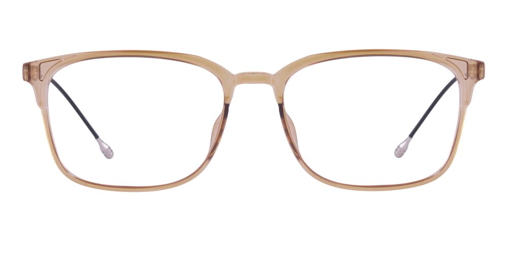 Panama B1 Brown Rectangle Ultem Eyeglasses
