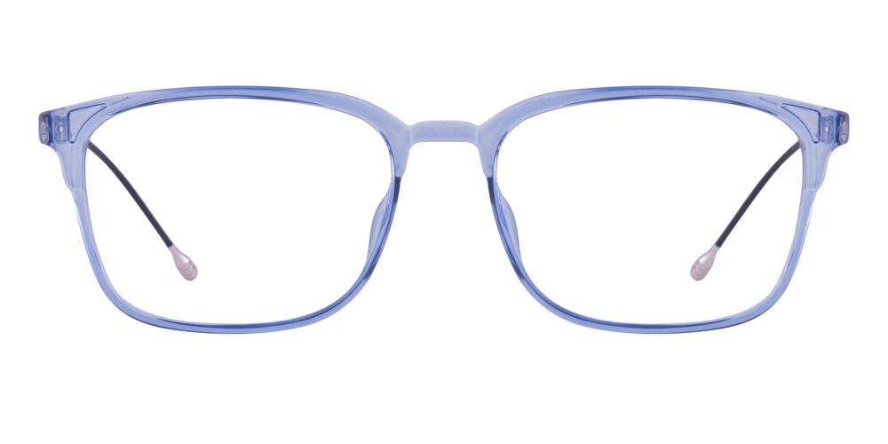 Panama B4 Blue Rectangle Ultem Eyeglasses