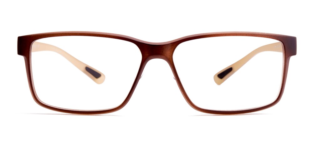 Phillipsburg Brown Rectangle TR90 Eyeglasses