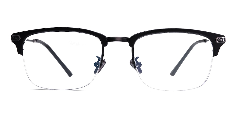 Gemini Black Classic Wayframe TR90 Eyeglasses