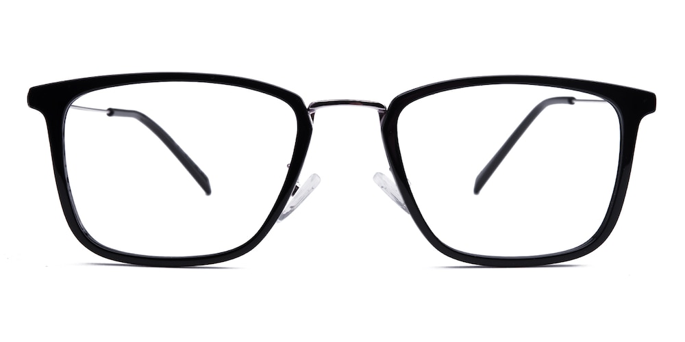 Virgo Black Rectangle TR90 Eyeglasses