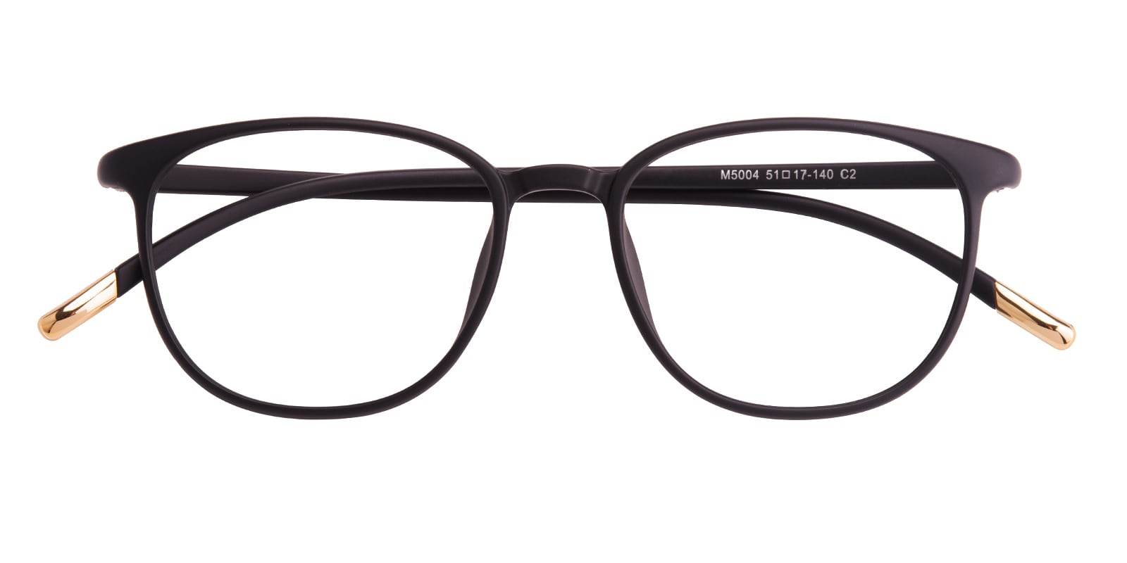 Oval|Classic Wayframe Eyeglasses, Full Frame Mblack Ultem - FP1567