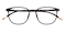 Cooksville Mblack Oval Ultem Eyeglasses