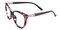 Jean Black Cat Eye Plastic Eyeglasses