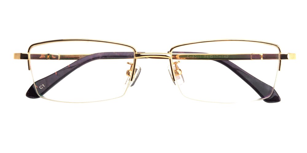 Robert Golden Rectangle Titanium Eyeglasses