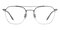 Herbert Silver Aviator Titanium Eyeglasses
