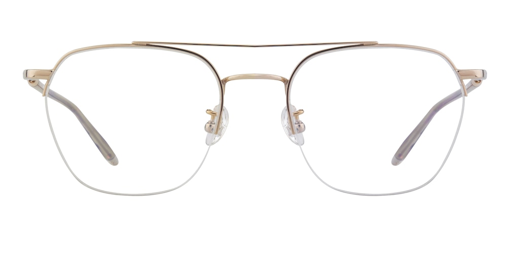 Herbert Golden Aviator Titanium Eyeglasses