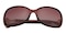 Shirley Red Oval Plastic Sunglasses