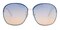 Prima Blue Classic Wayframe Metal Sunglasses