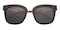 Albany Black Square TR90 Sunglasses